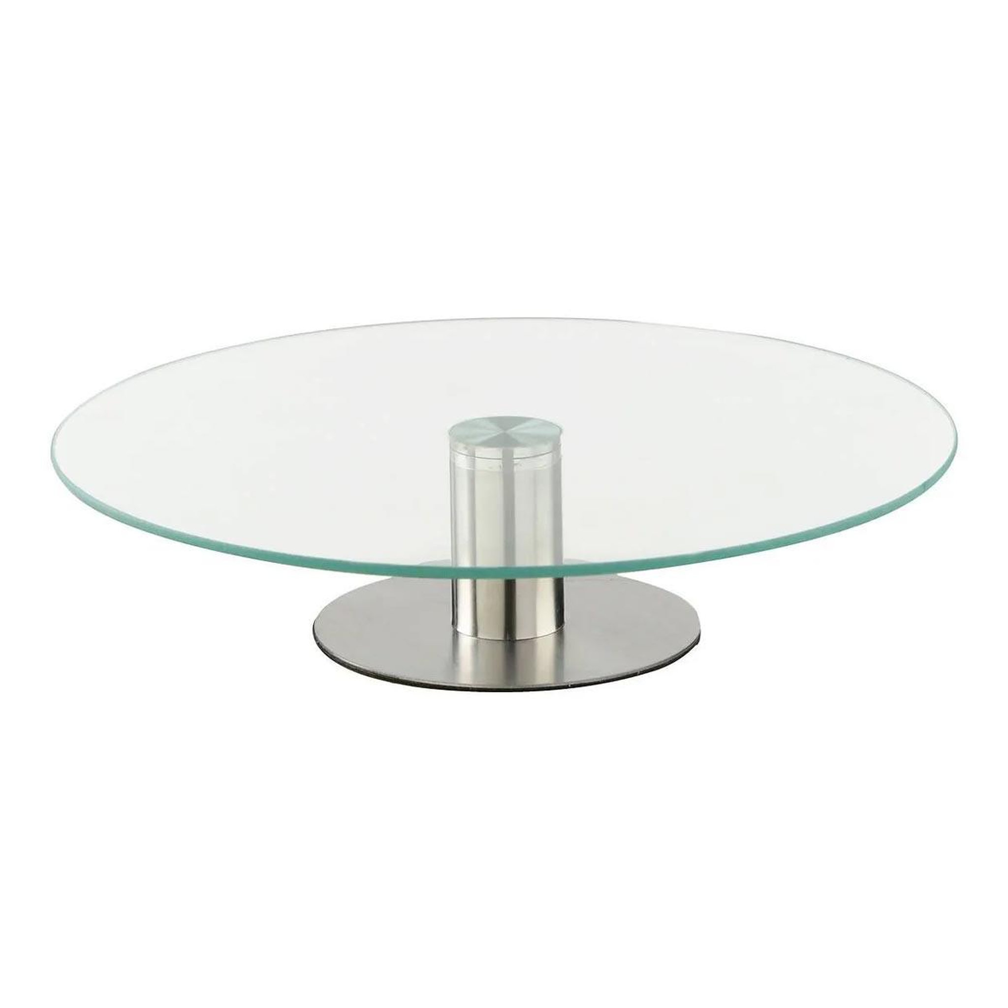 SECRET DE GOURMET Plateau Tournant Verre  Glass  30cm Transparent