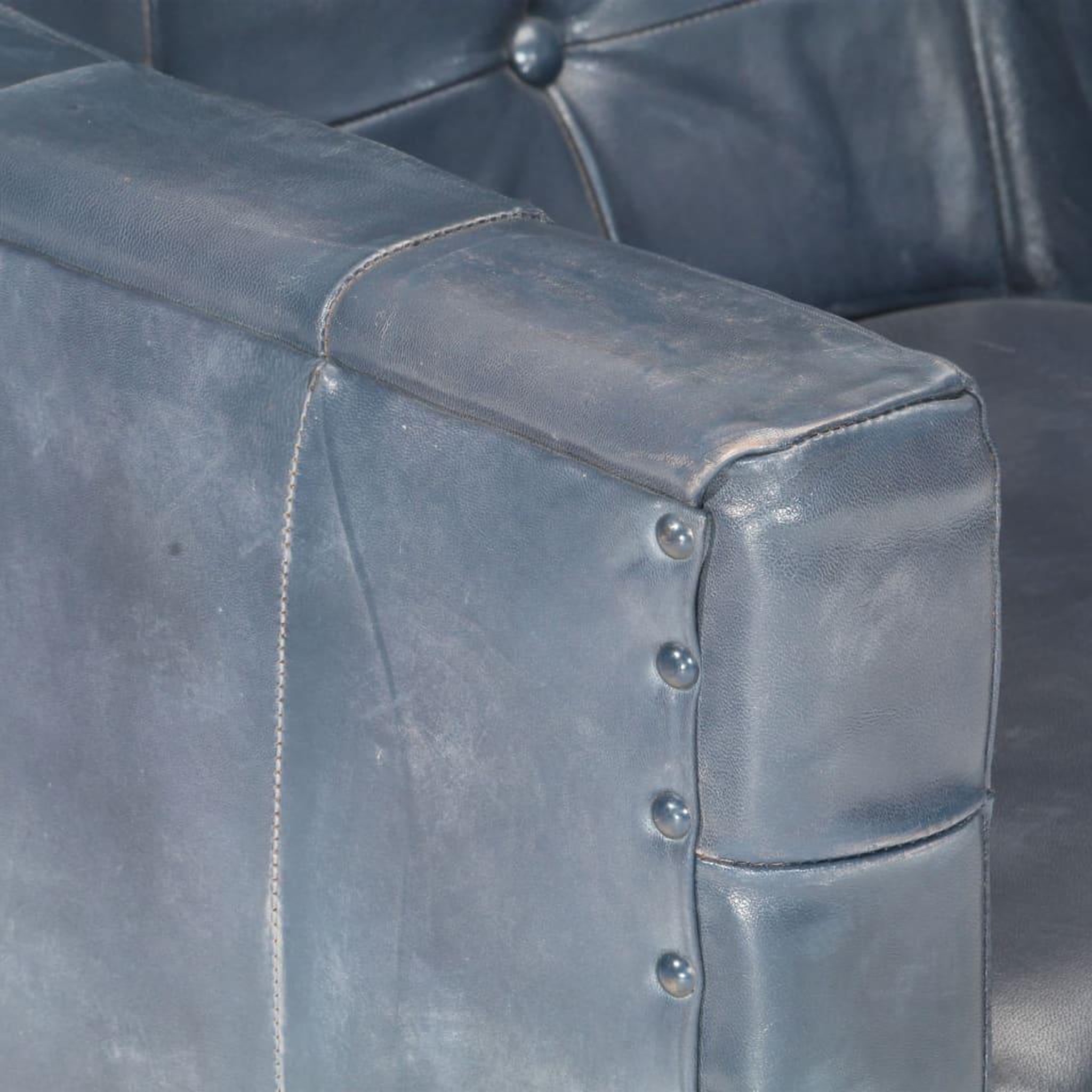Voir la diapositive 5 : VIDAXL Chaise cabriolet Gris cuir veritable