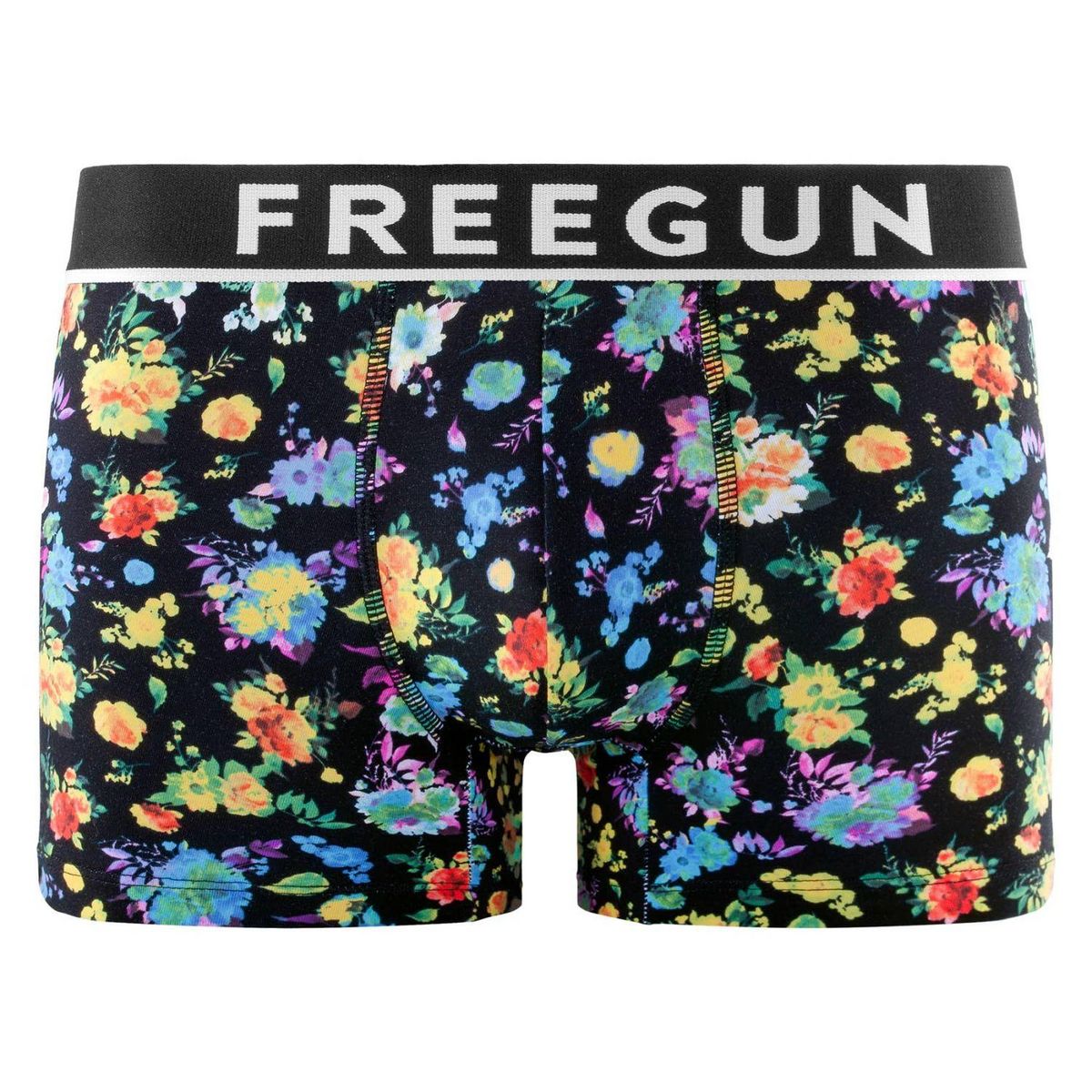 FREEGUN Lot de 4 boxers homme en coton Signature Sergio
