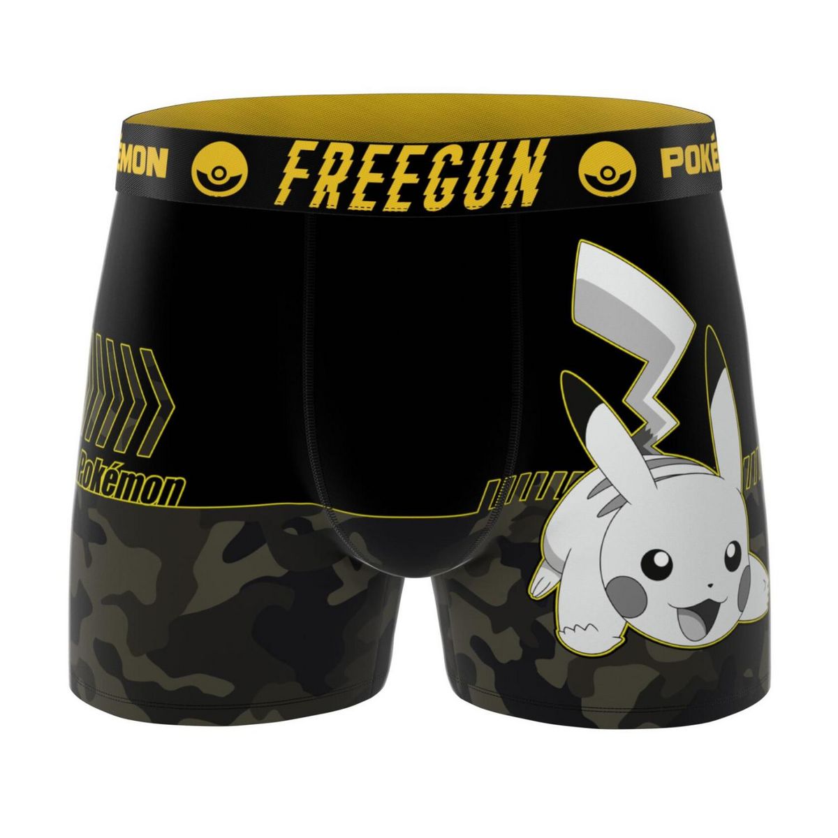 FREEGUN Lot de 3 boxers homme Pokemon