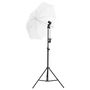 Voir la diapositive 3 : VIDAXL Kit de studio photo avec eclairage toile de fond et reflecteur