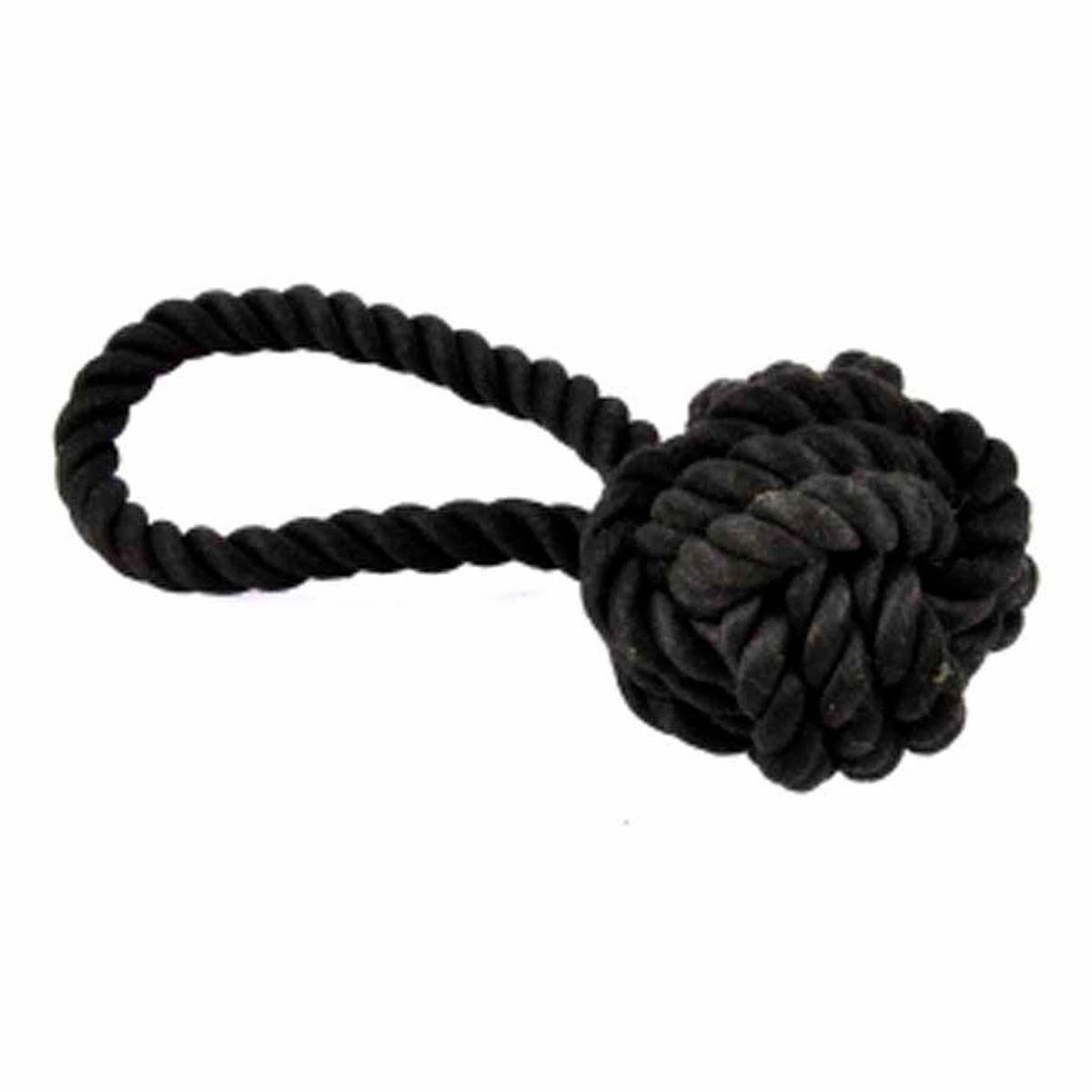 HOMEA Jouet à corde pour chien  cosy golden  20cm noir