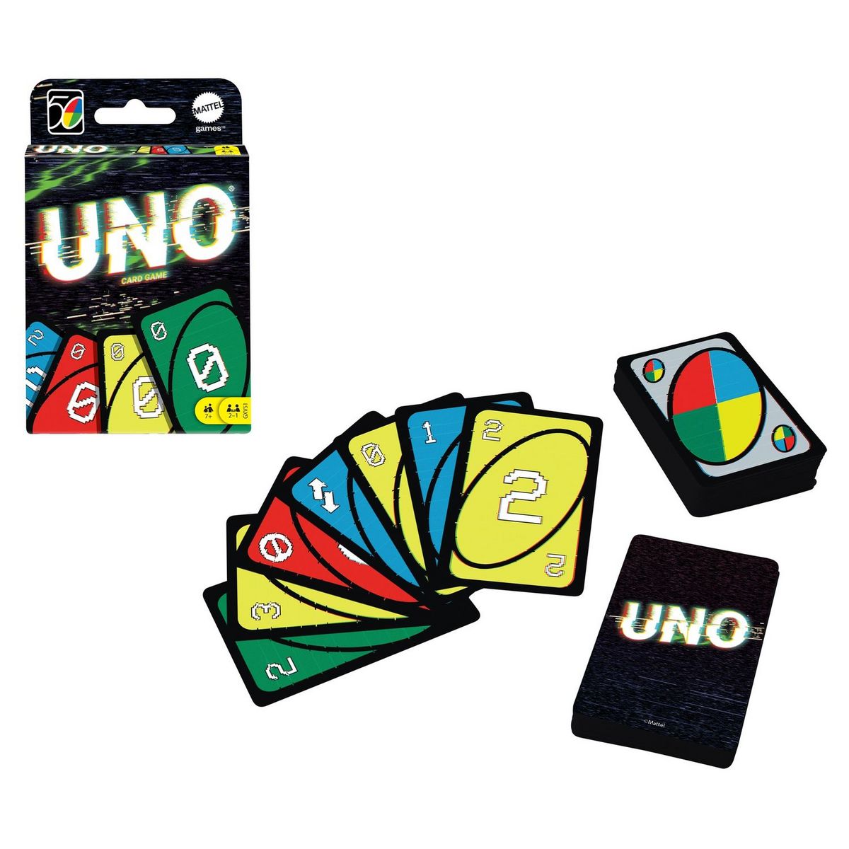 MATTEL Jeu Uno Iconic - Jeu de cartes Famille