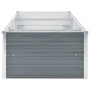Voir la diapositive 4 : VIDAXL Lit sureleve de jardin Acier galvanise 240x80x45 cm Gris
