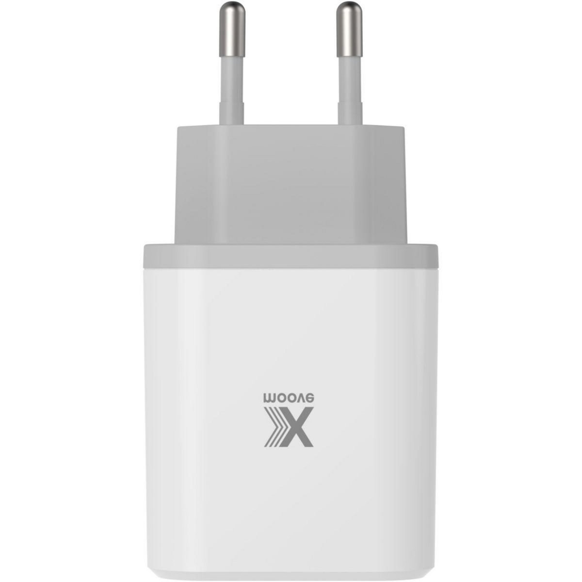 X-moove Chargeur secteur 30W USB-C et USB-A PowerDelivery
