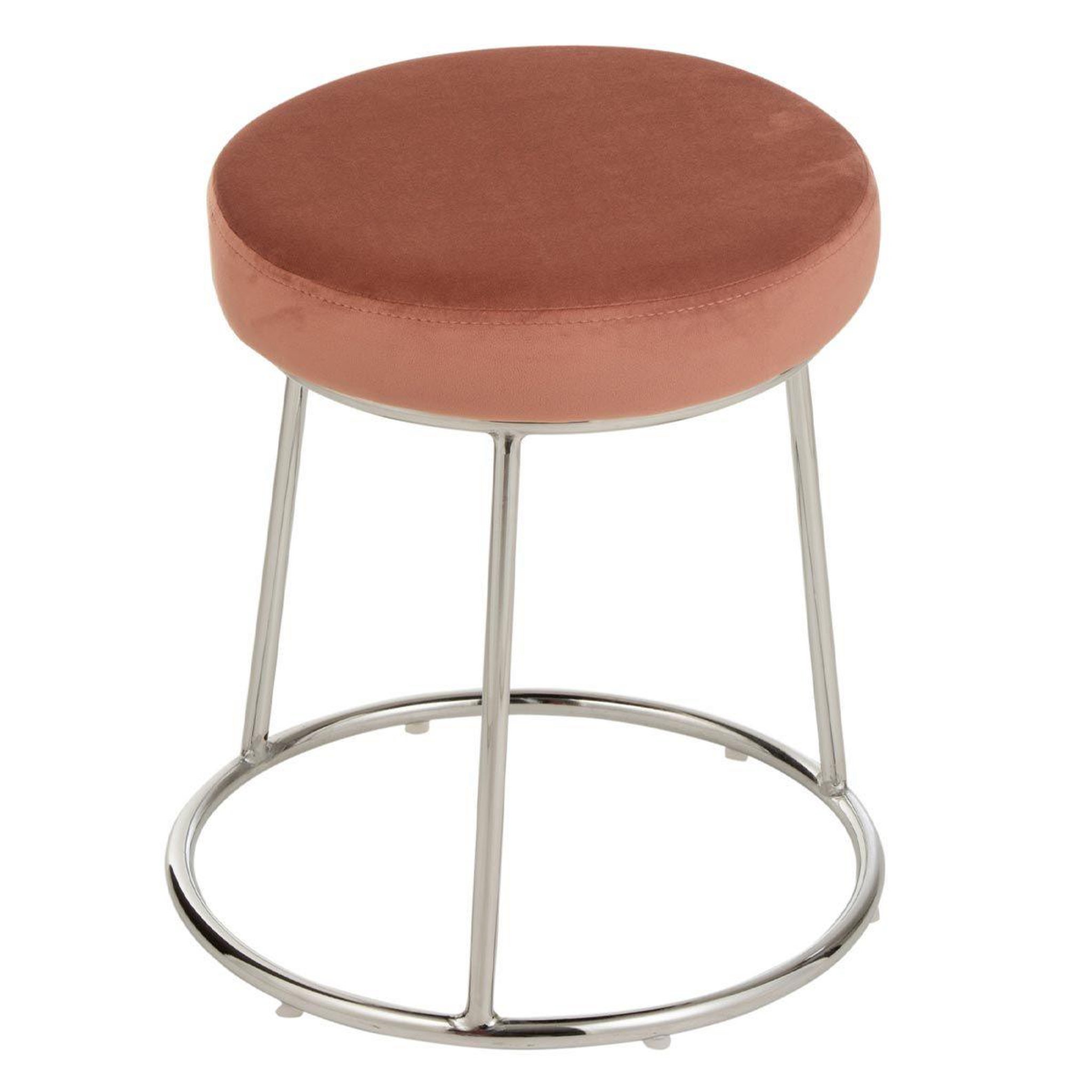 Voir la diapositive 2 : J-LINE Galette de chaise ronde  assise  34cm rose
