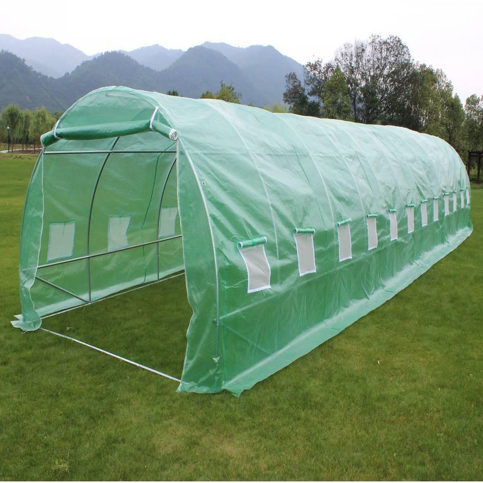 Voir la diapositive 2 : Habitat et Jardin Serre tunnel de jardin  Althea  - 36m² - 12 x 3 x 2 m