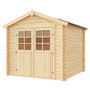Voir la diapositive 2 : OLG FRANCE Abri de jardin bois - 4,6m² -DUTY FREE