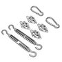 Voir la diapositive 2 : Windhager Kit de fixation pour voile d'ombrage Windhager