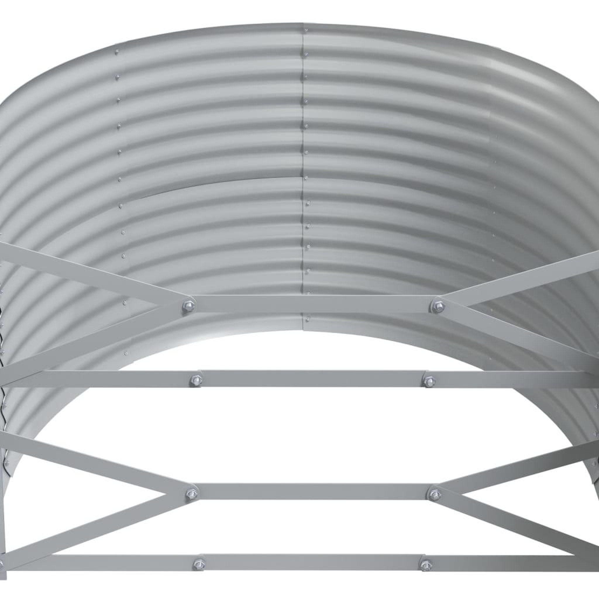 Voir la diapositive 5 : VIDAXL Lit sureleve de jardin Acier enduit de poudre 507x100x68cm gris