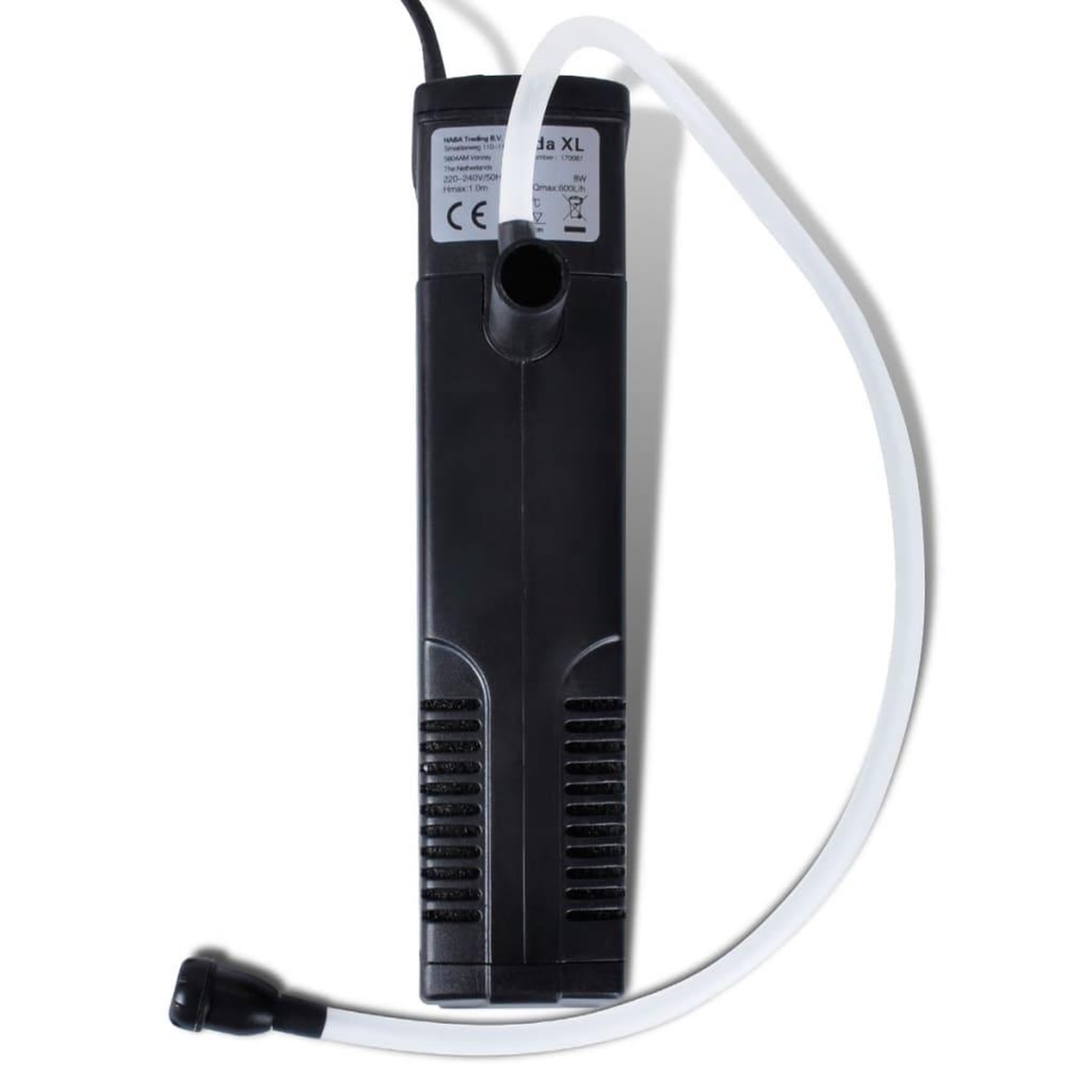 Voir la diapositive 2 : VIDAXL Pompe de filtration d'aquarium avec charbon actif 600 l/h