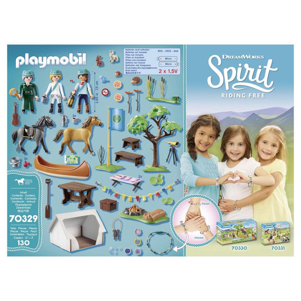 PLAYMOBIL 70329 - Spirit -  Camp de vacances