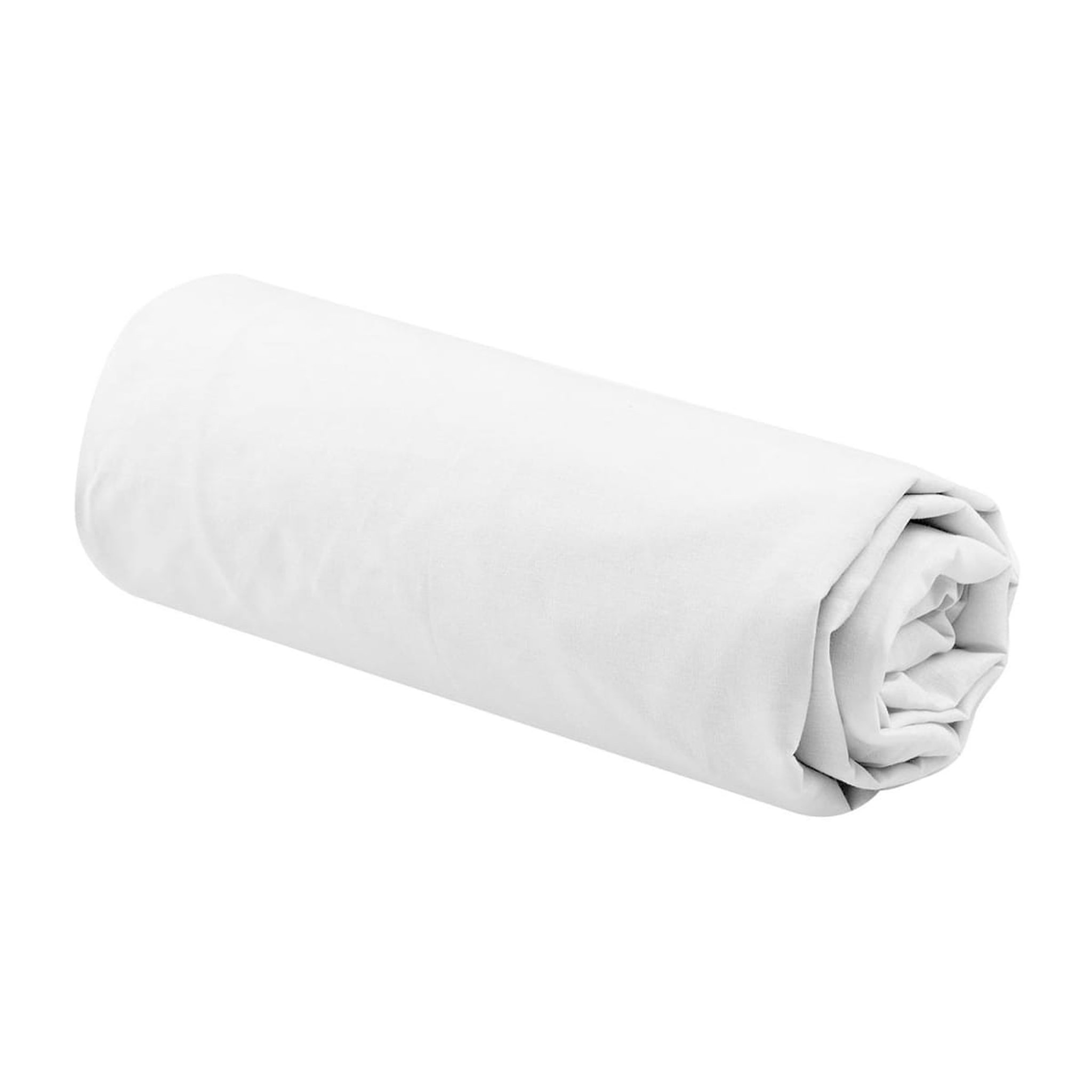 Drap housse uni en microfibre 
