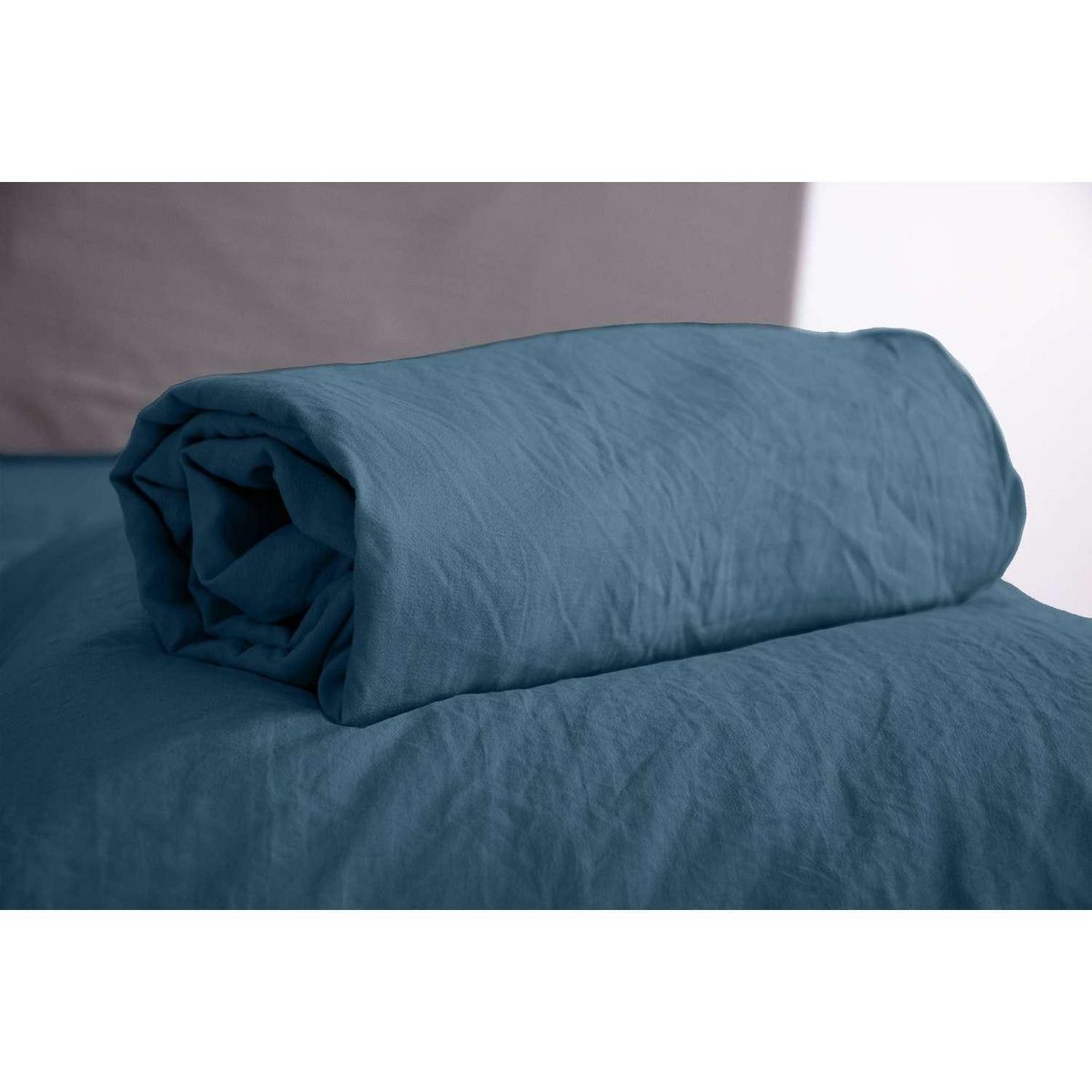 COTE DECO Drap housse - 100% microfibre lavée