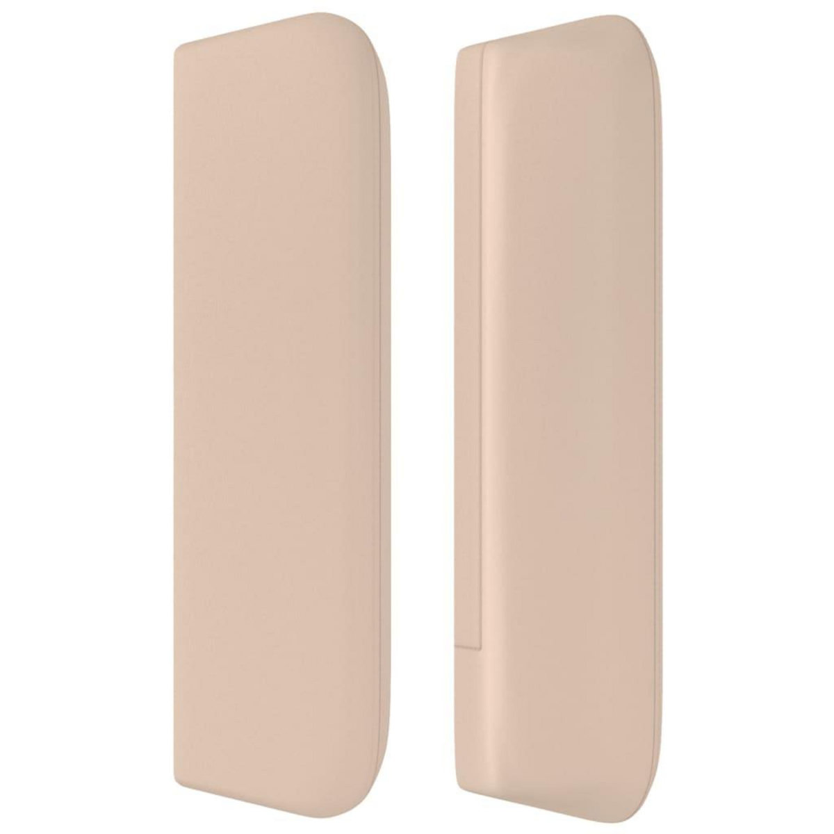 VIDAXL Tete de lit avec oreilles Cappuccino 203x16x78/88 cm Similicuir