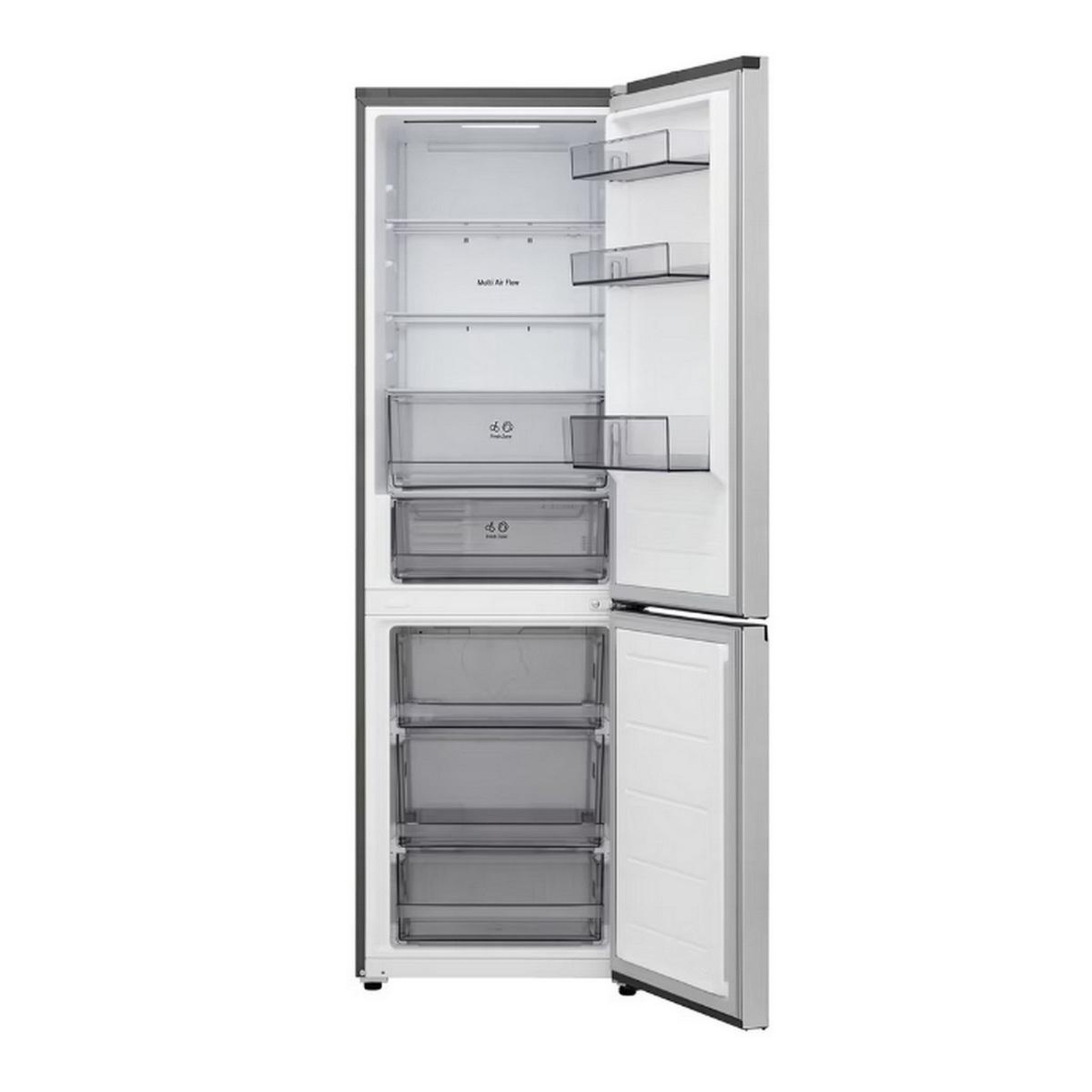 Voir la diapositive 3 : LG Réfrigérateur combiné 60cm 333l nofrost silver - gbbsj10dpy