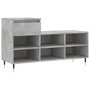Voir la diapositive 2 : VIDAXL Armoire a chaussures Gris beton 102x36x60 cm Bois d'ingenierie