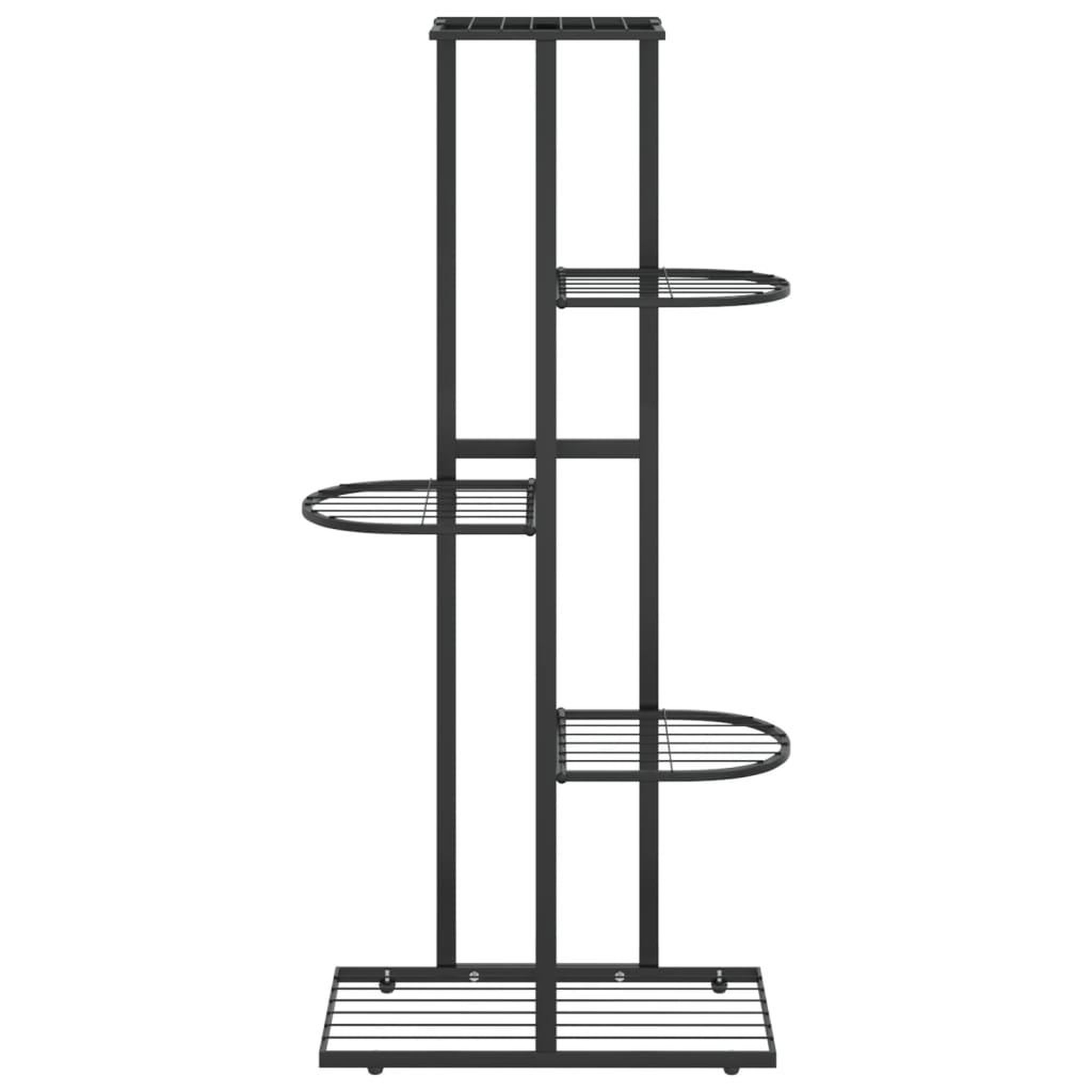 Voir la diapositive 3 : VIDAXL Support pour plantes 5 niveaux 43x22x98 cm Noir Metal