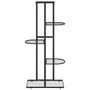 Voir la diapositive 3 : VIDAXL Support pour plantes 5 niveaux 43x22x98 cm Noir Metal