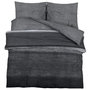 Voir la diapositive 2 : VIDAXL Ensemble de housse de couette gris fonce 200x200 cm Coton