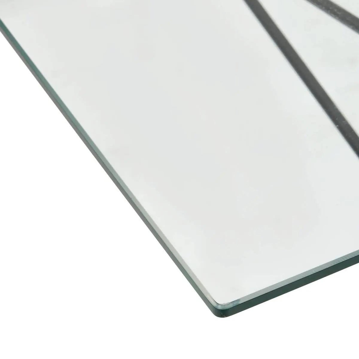 ATMOSPHERA Table à Manger en Verre  Jindo  140cm Transparent