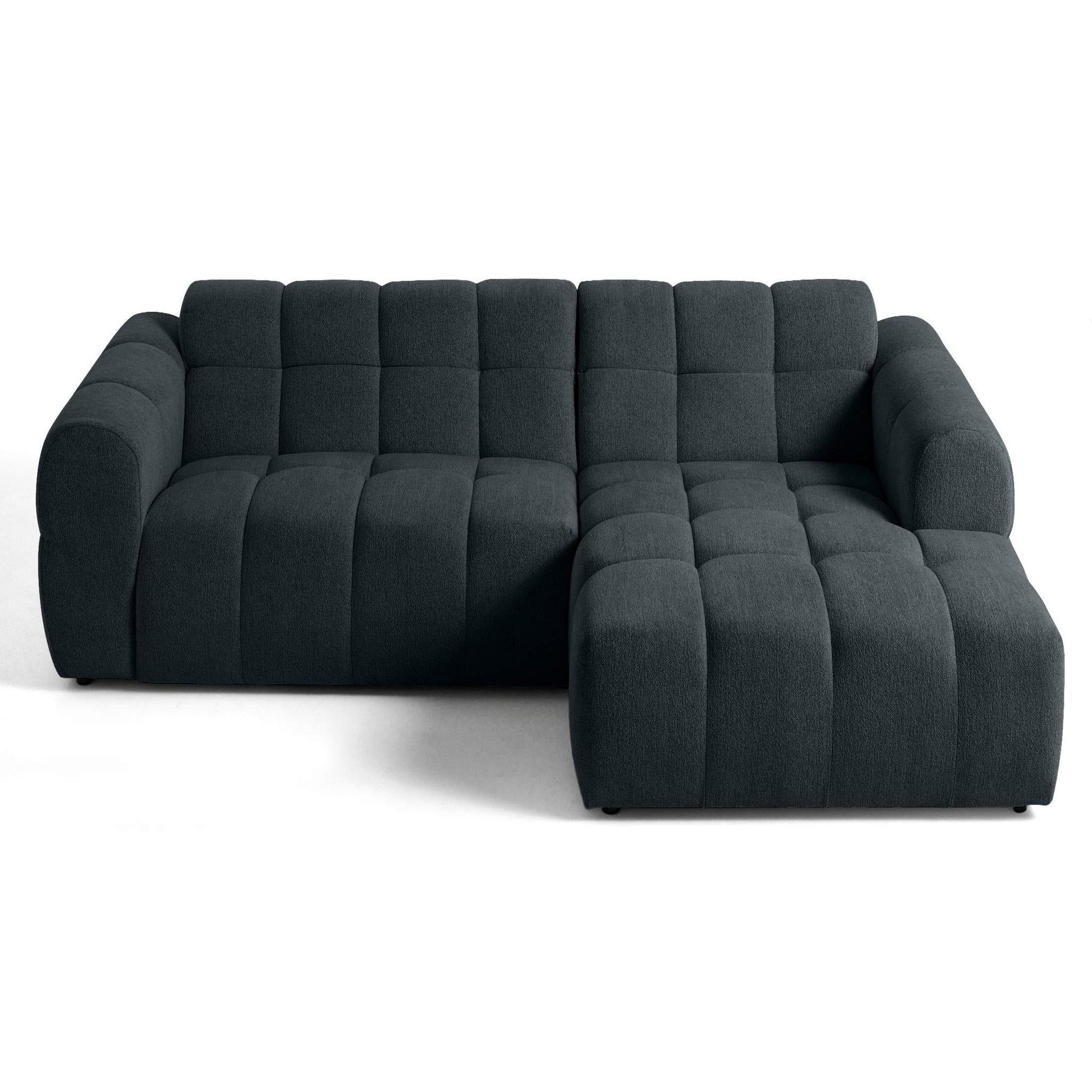 Voir la diapositive 1 : LISA DESIGN Ray - canapé d'angle droit - 4 places - en tissu texturé