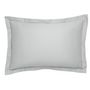 Voir la diapositive 2 : DODO Taie d'oreiller Partition Satin de coton Coloris Acier
