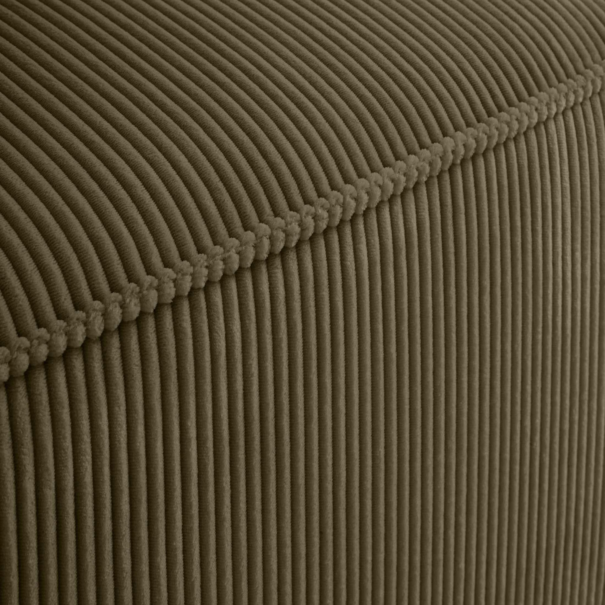 Voir la diapositive 5 : LISA DESIGN Arty - module d'assise droit - en velours côtelé