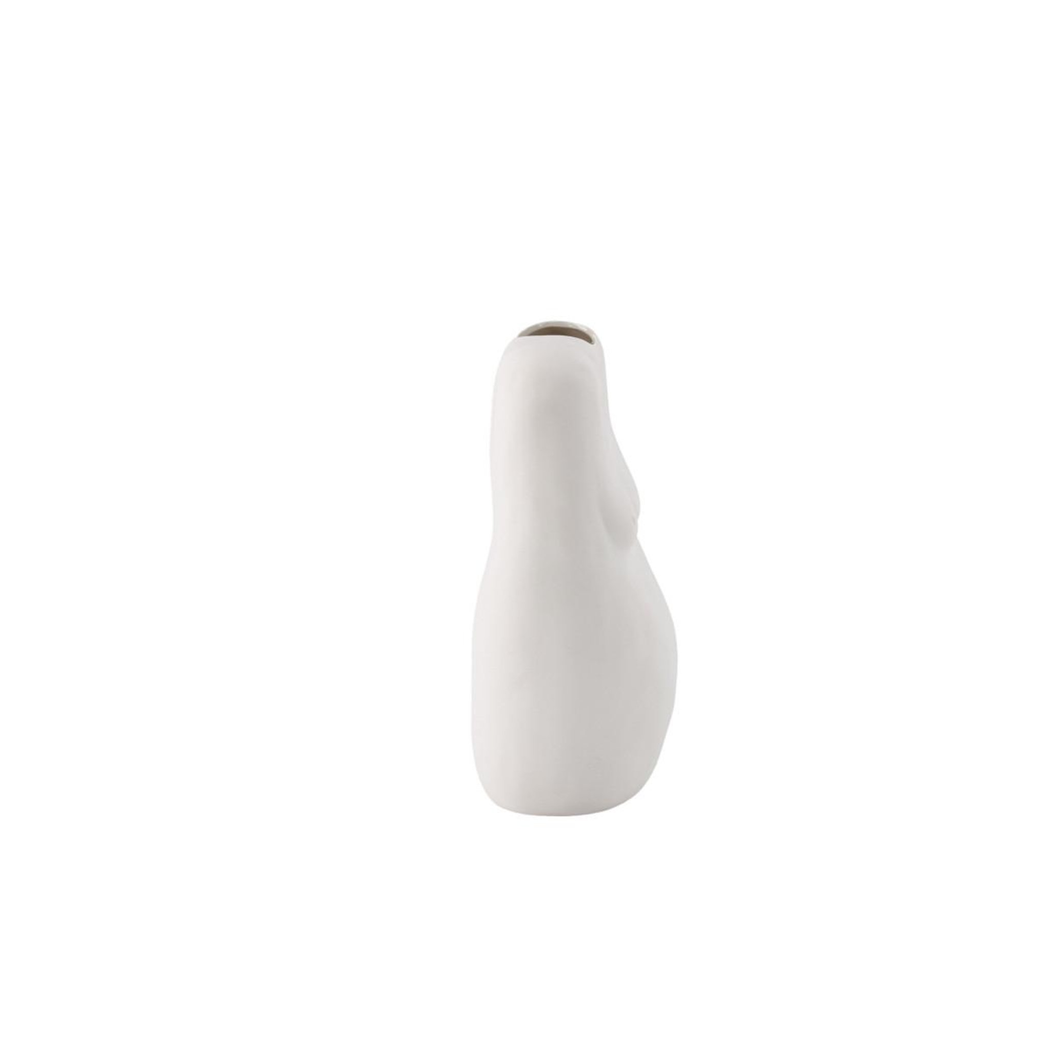 Voir la diapositive 2 : Paris Prix Vase buste en céramique  romie  28cm blanc cassé