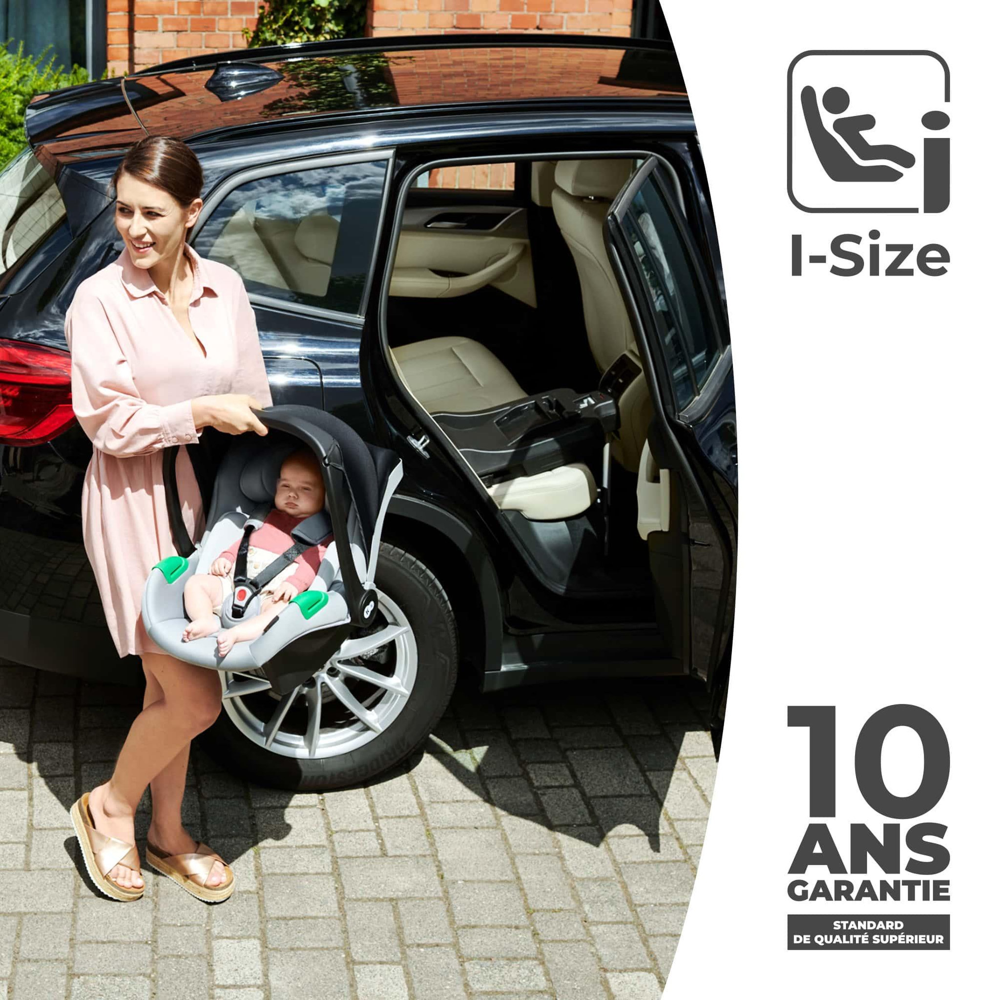 Voir la diapositive 3 : KINDERKRAFT Kinderkraft MINK FX Base ISOFIX – pour siège MINK PRO i-Size 45-75 cm