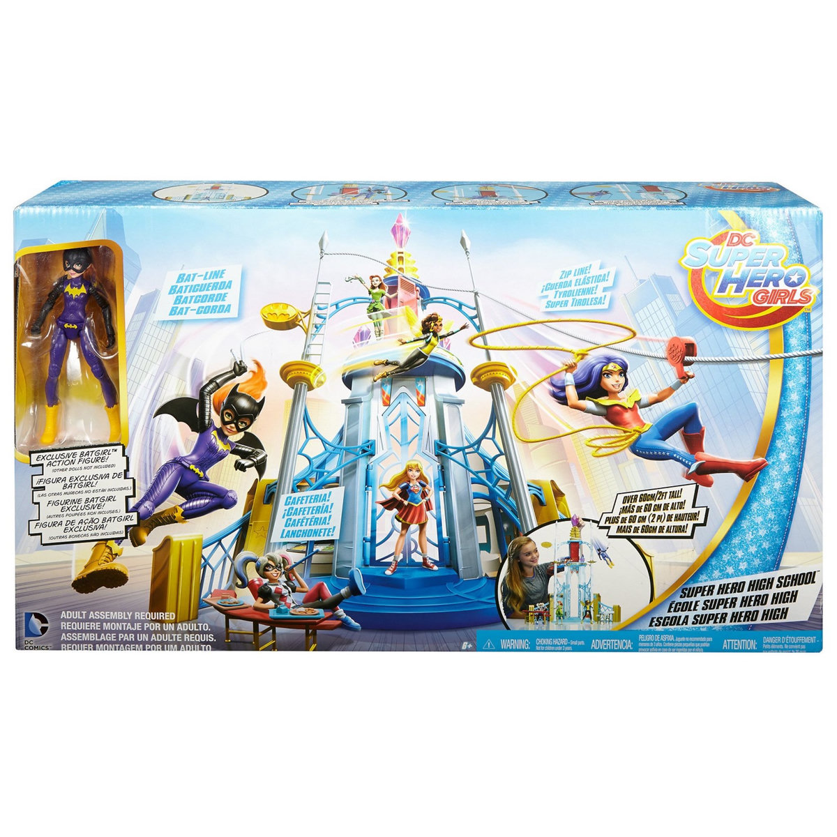 MATTEL L'école des Supers Héros + figurine BatGirl - DC Super Héro Girls
