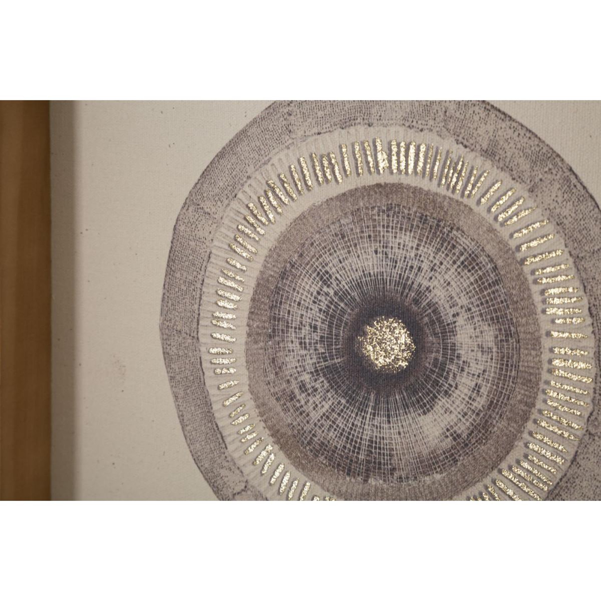 Voir la diapositive 4 : Paris Prix Tableau imprimé déco  circly  45x60cm marron