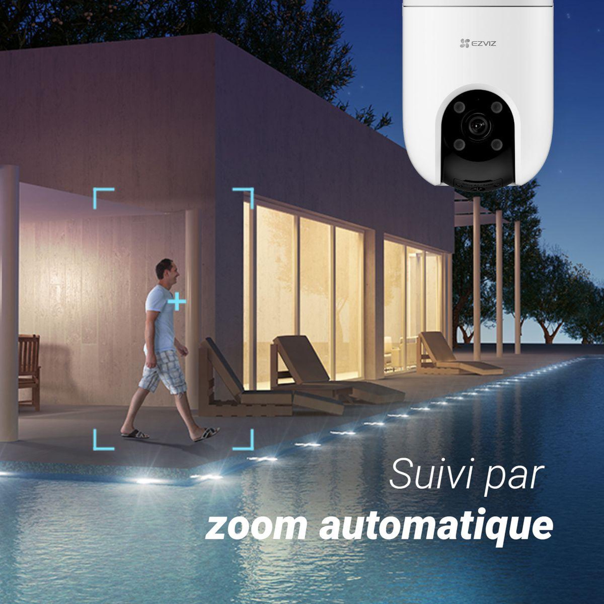Voir la diapositive 5 : EZVIZ Caméra de surveillance H8c Pro 4K