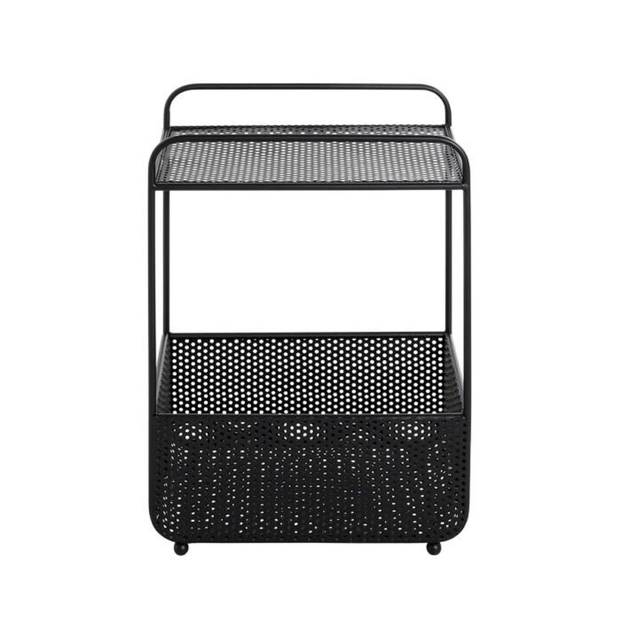 Voir la diapositive 2 : Paris Prix Table d'Appoint Porte-Revues  Lacano  58cm Noir
