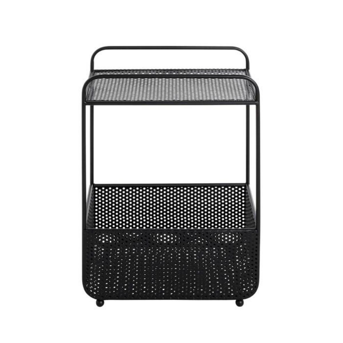 Paris Prix Table d'Appoint Porte-Revues  Lacano  58cm Noir