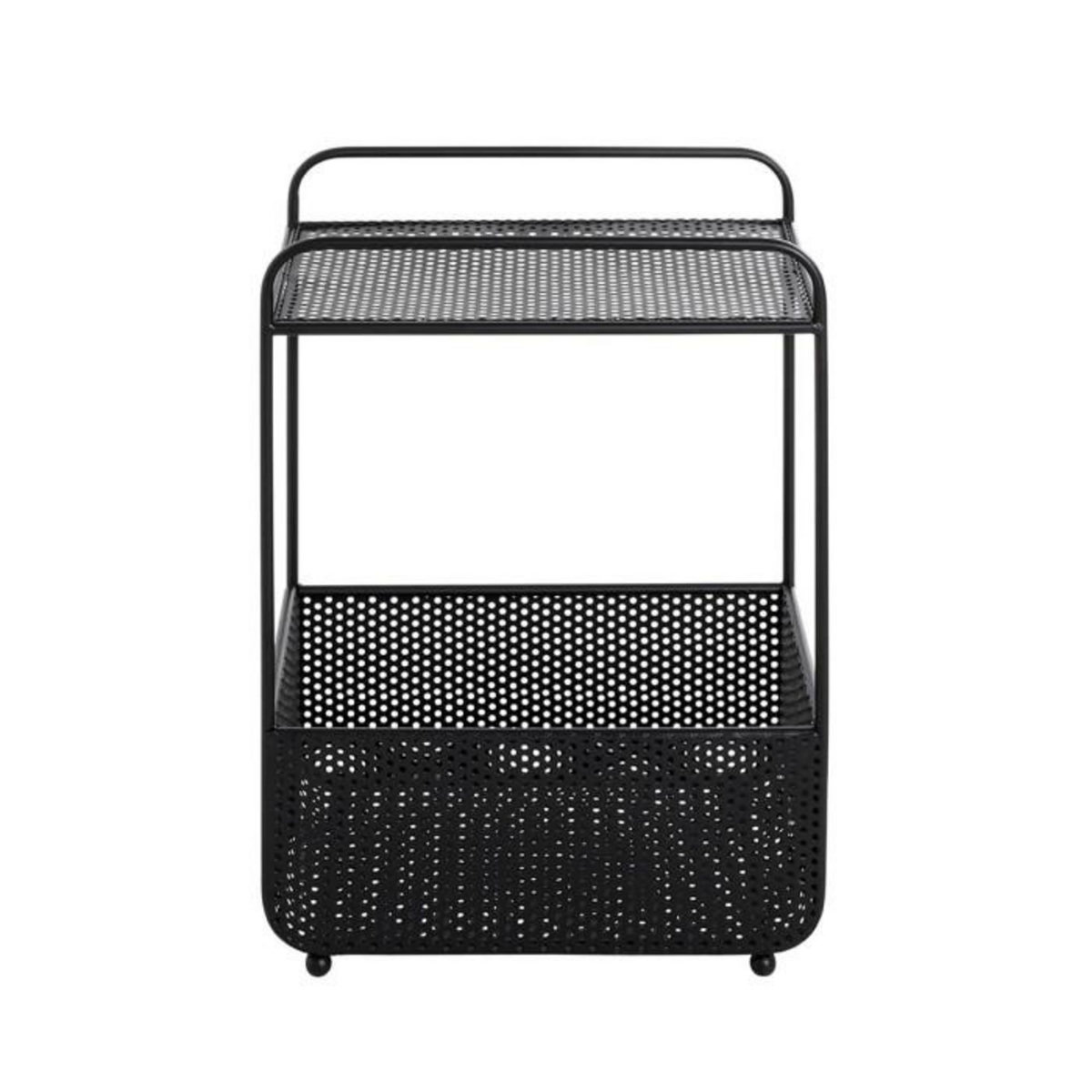 Paris Prix Table d'Appoint Porte-Revues  Lacano  58cm Noir