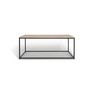 Voir la diapositive 3 : Table basse plateau bois HOUSTON