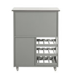 SOBUY SoBuy - Chariot De Cuisine à un tiroir - Moderne - FKW45. Coloris disponibles : Gris, Blanc, Marron, Beige, Noir