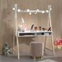 Voir la diapositive 2 : Paris Prix Bureau Enfant Tipi  Kiddy  159cm Blanc