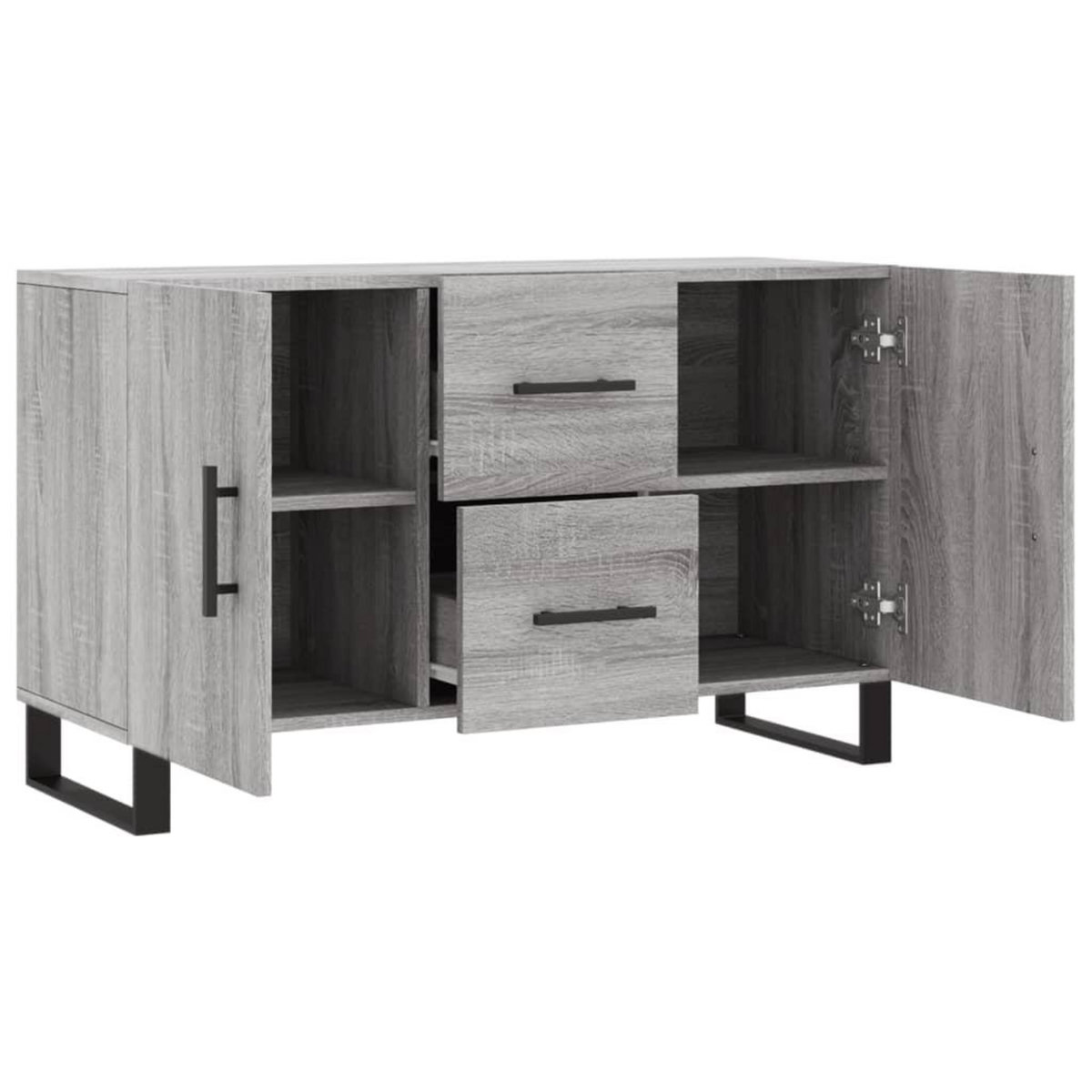 VIDAXL Buffet sonoma gris 100x36x60 cm bois d'ingenierie