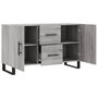 Voir la diapositive 5 : VIDAXL Buffet sonoma gris 100x36x60 cm bois d'ingenierie