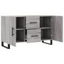 Voir la diapositive 5 : VIDAXL Buffet sonoma gris 100x36x60 cm bois d'ingenierie