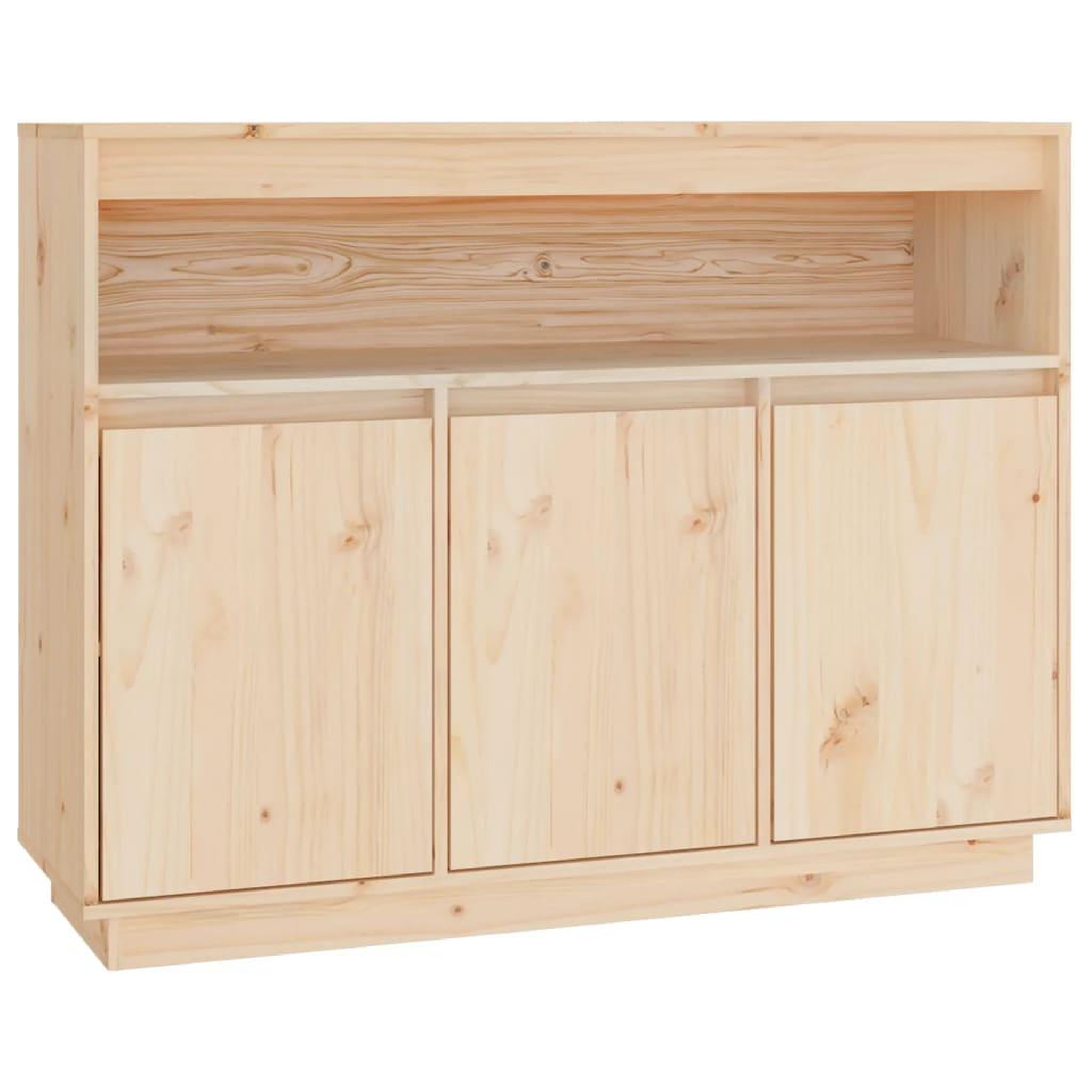 Voir la diapositive 2 : VIDAXL Buffet 104,5x34x80 cm Bois massif de pin
