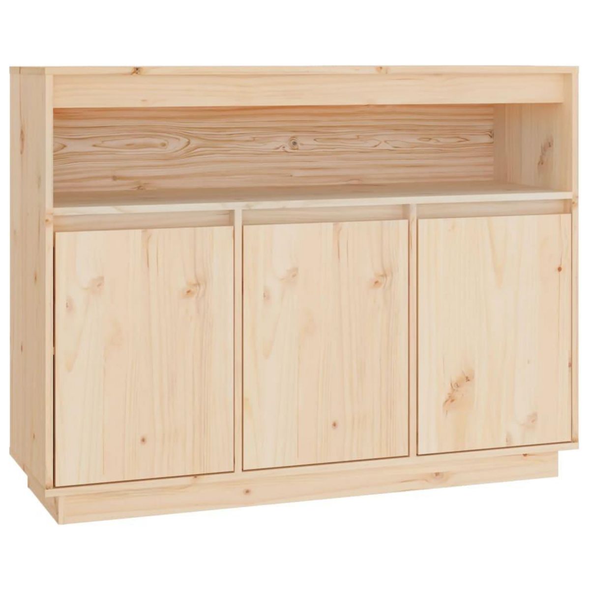 VIDAXL Buffet 104,5x34x80 cm Bois massif de pin