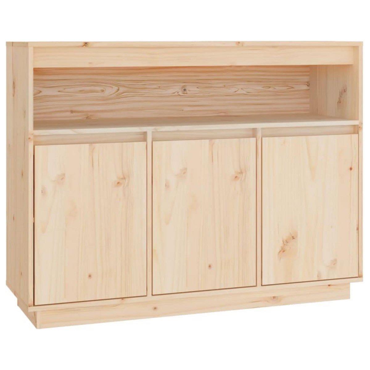 VIDAXL Buffet 104,5x34x80 cm Bois massif de pin