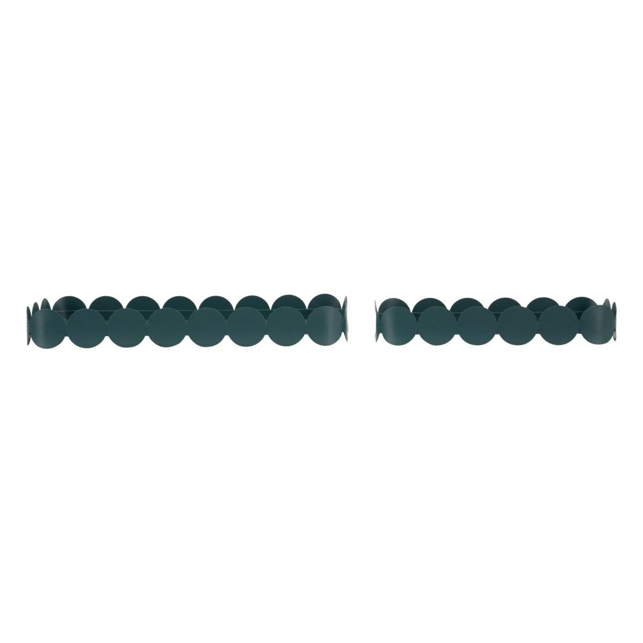 Voir la diapositive 2 : Paris Prix Lot de 2 plateaux déco  saturn  40cm bleu