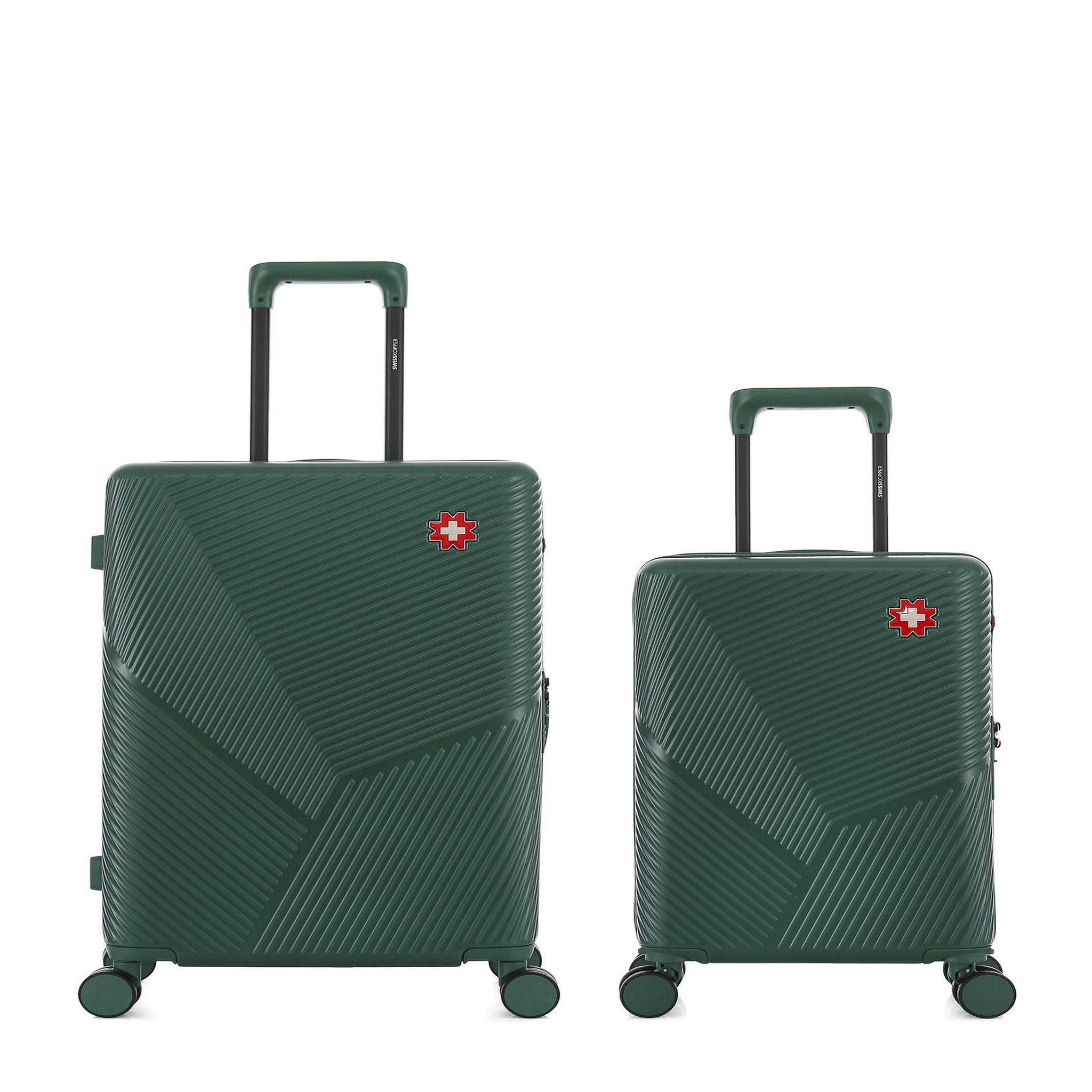 SWISS KOPPER Lot de 2 Valises Rigides Taille Moyenne et Cabine XS FRIBOURG