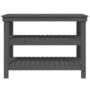 Voir la diapositive 5 : VIDAXL Banc de travail Gris 110,5x50x80 cm Bois de pin massif