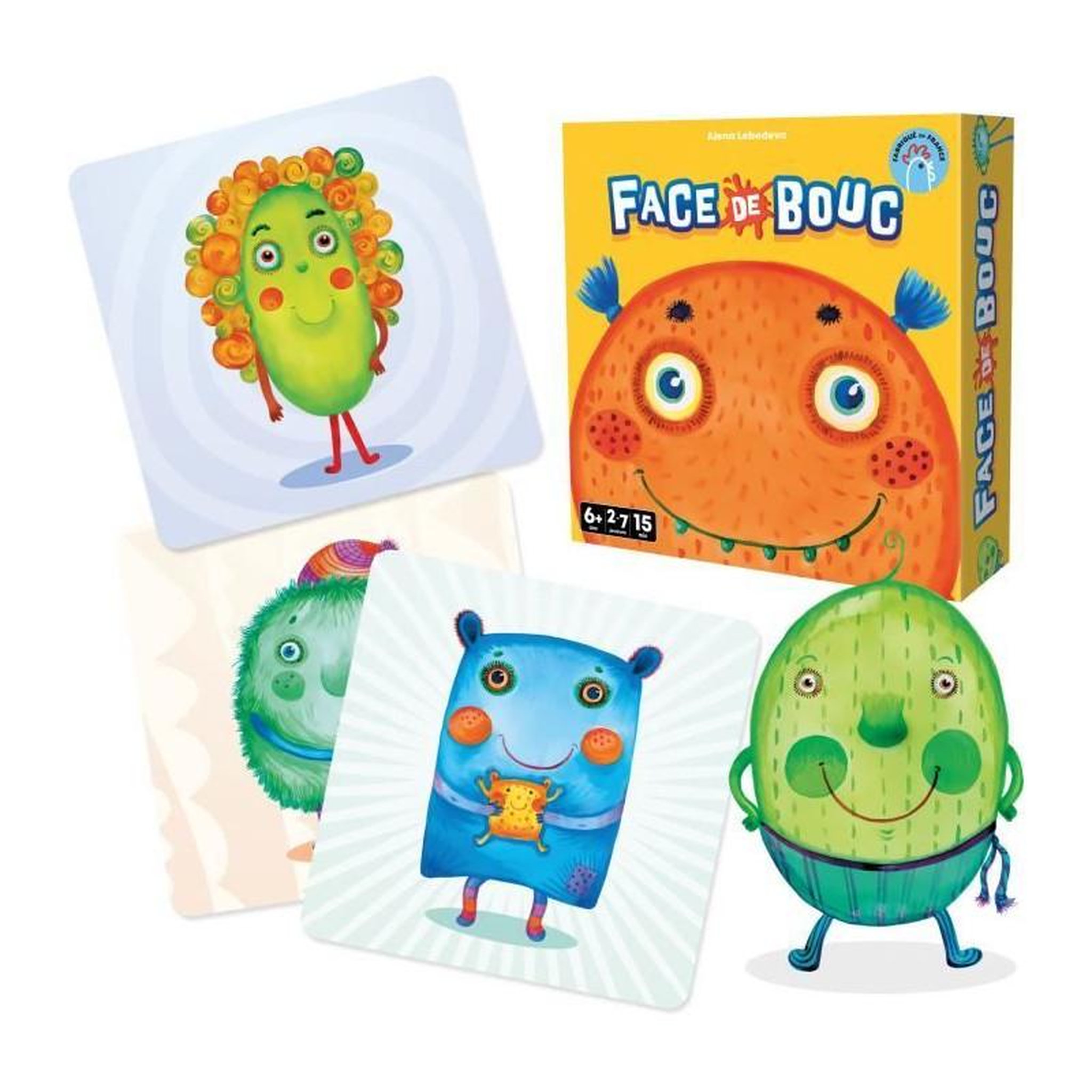 Voir la diapositive 3 : Cocktail Games face de bouc - Jeu de memoire et de creativite
