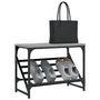 Voir la diapositive 3 : VIDAXL Etagere a chaussures sonoma gris 60x30x45 cm bois d'ingenierie